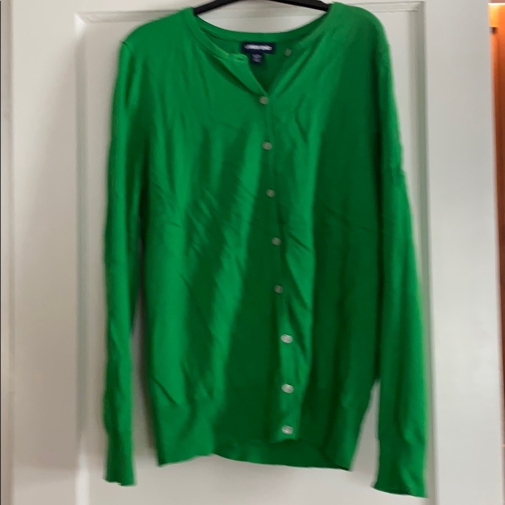 NWOT Kelly Green Cardigan